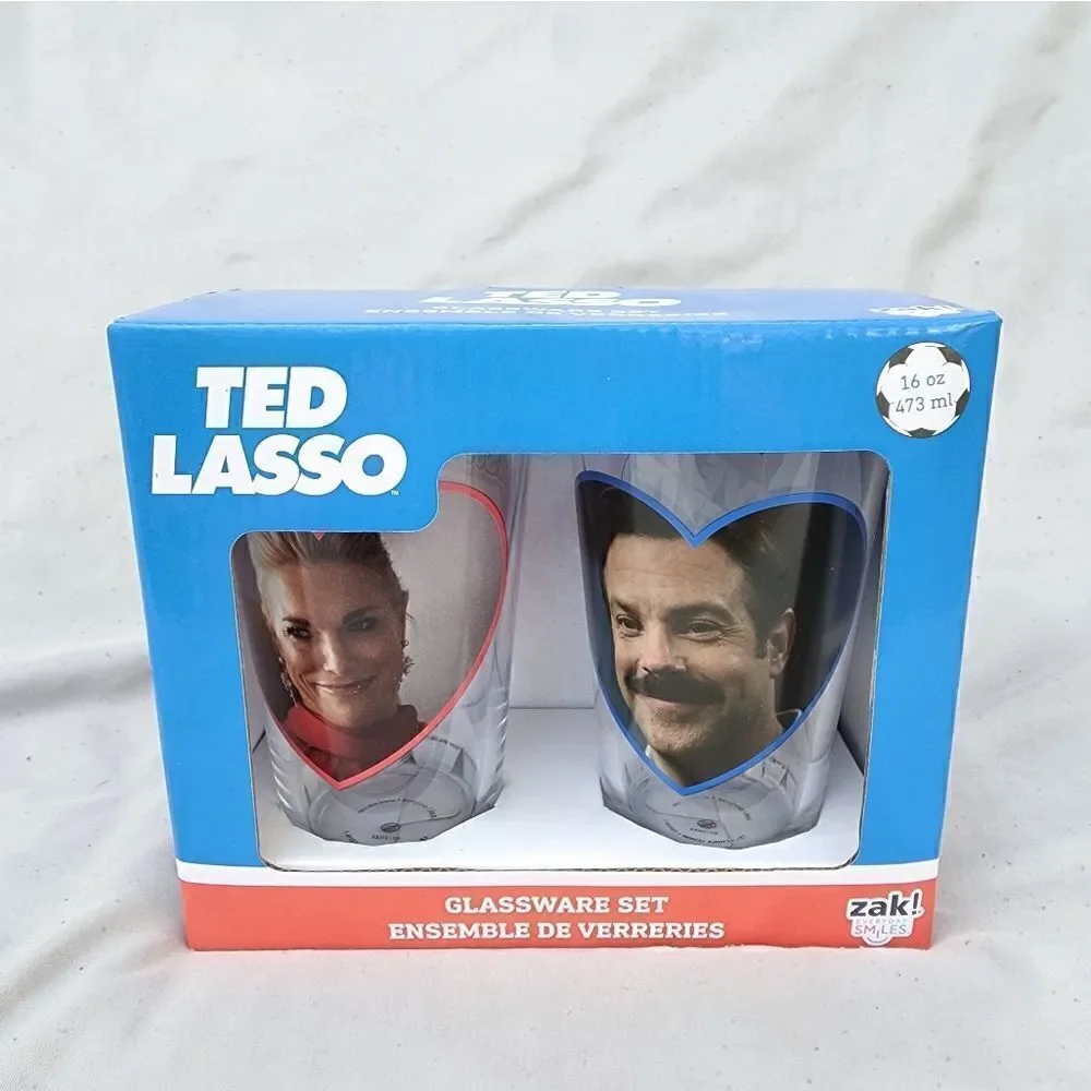 TED LASSO Glassware Set, 16 oz